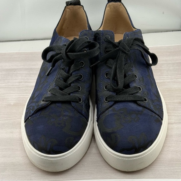 Karl Lagerfeld Black and Blue Sneakers with Sleek Design - Picture 3 of 7